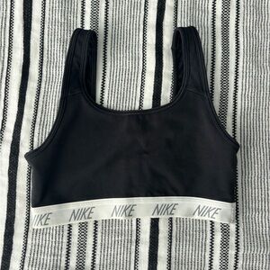 Nike Black and White Sports Bra